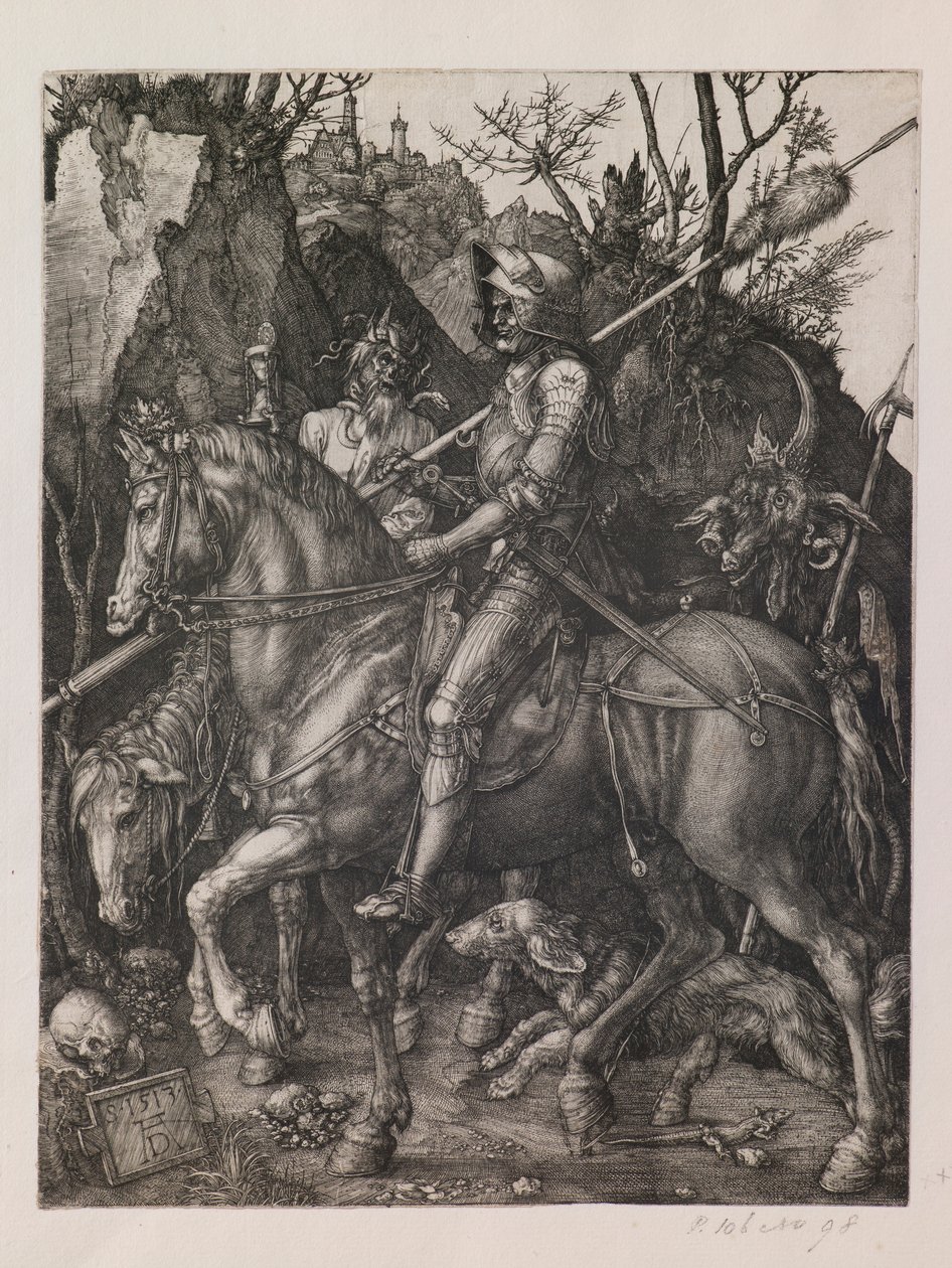 Ridder, døden og djevelen av Albrecht Dürer