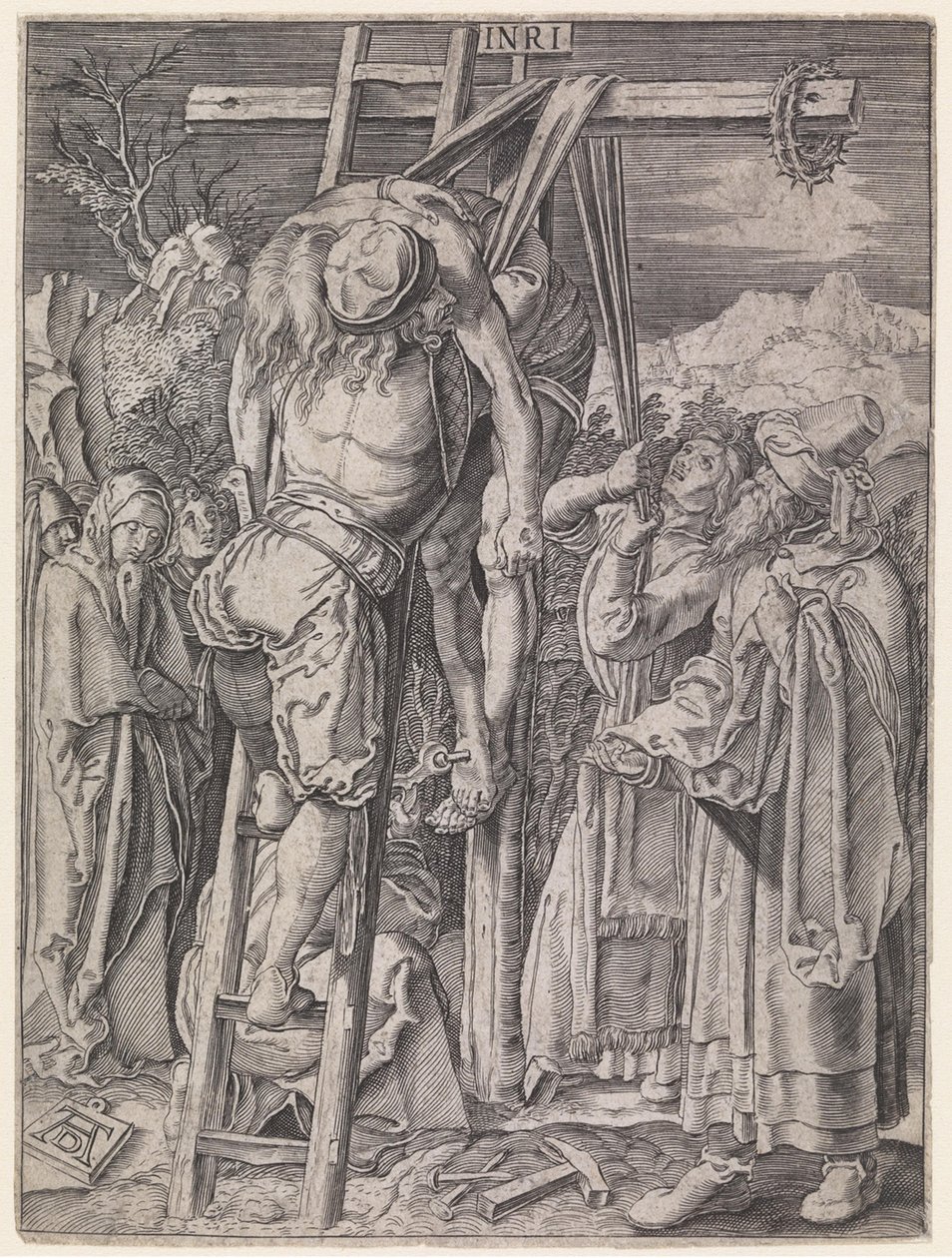 Nedtagningen av Kristus fra korset av Albrecht Dürer