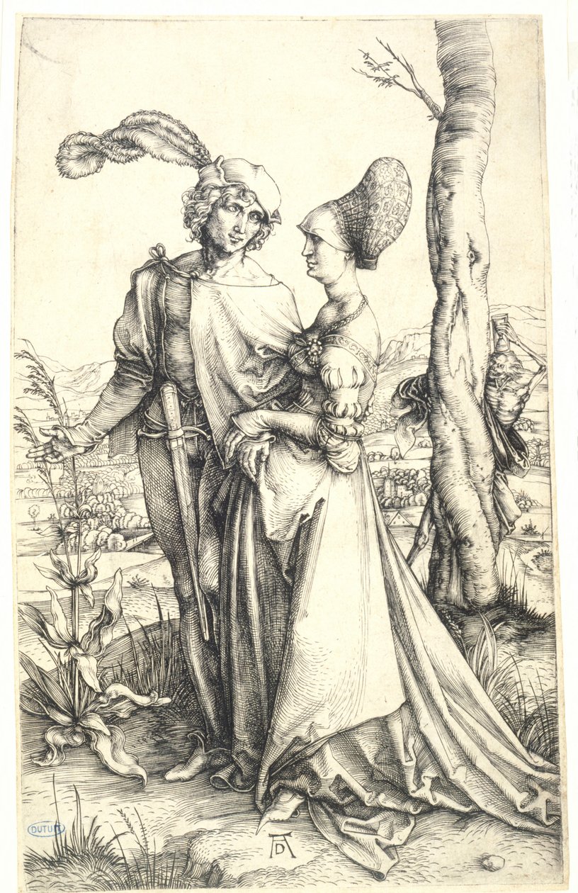 Spaserturen (Bartsch 94) av Albrecht Dürer
