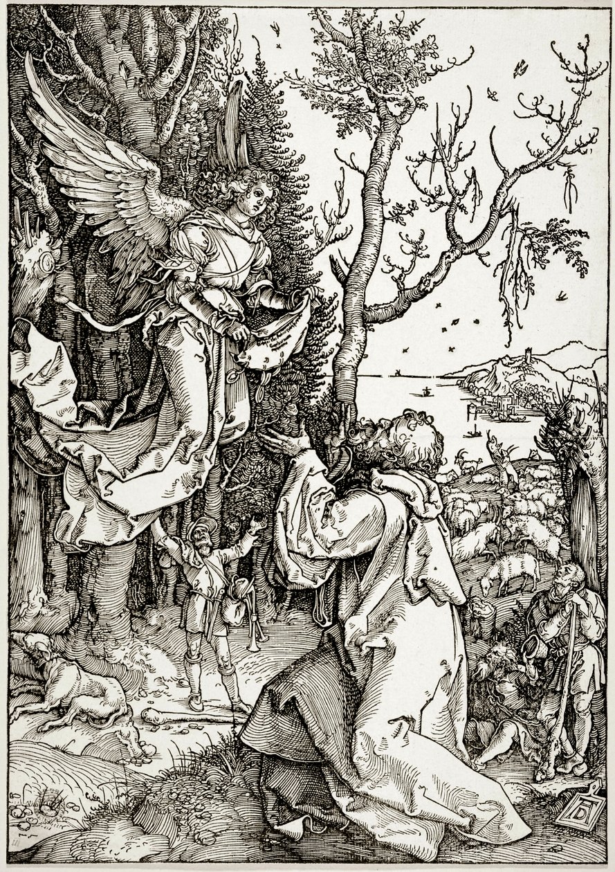 Jomfru Marias liv: Joakim og engelen (Bartsch 78) av Albrecht Dürer