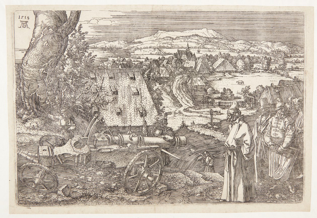 Landskap med kanon av Albrecht Dürer