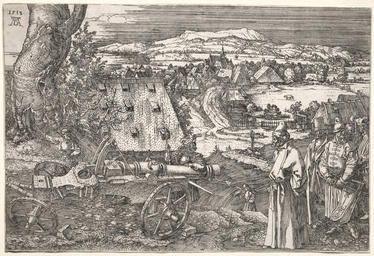 Landskap med kanonen av Albrecht Dürer