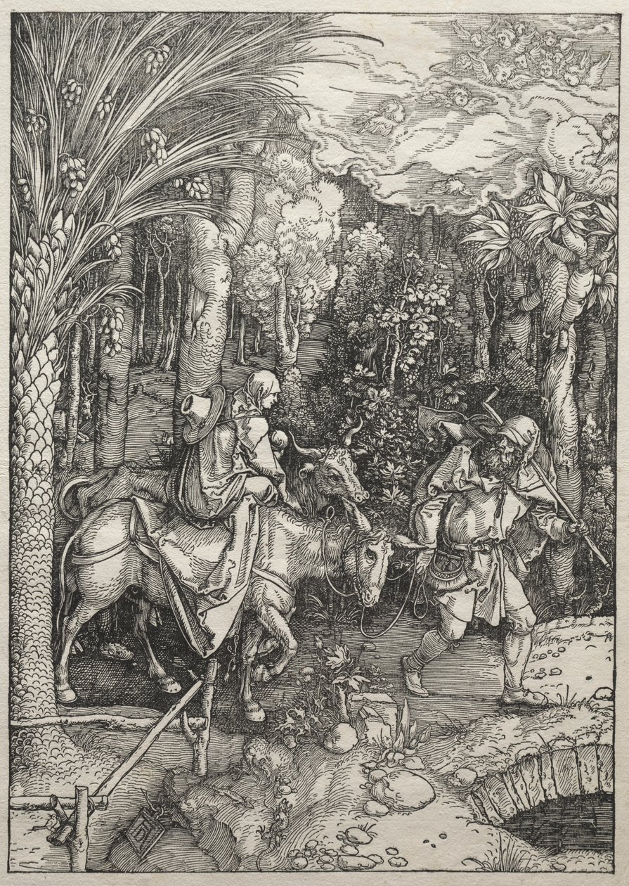 Jomfruens liv: Fly til Egypt av Albrecht Dürer