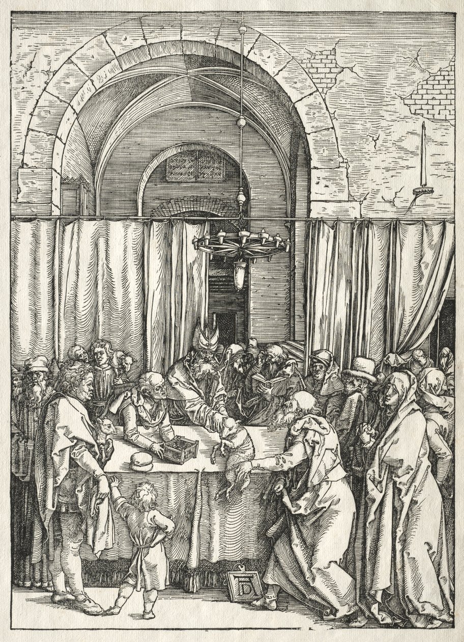 Jomfruens liv: Avvisning av Joachims offer av Albrecht Dürer
