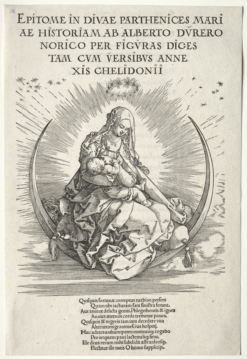 Jomfruens liv: Tittelside av Albrecht Dürer