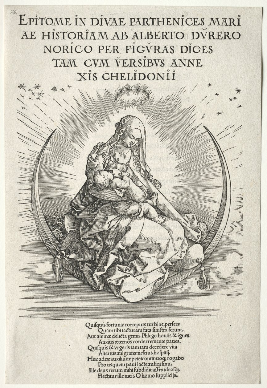 Life of the Virgin: Tittelside, 1511. av Albrecht Dürer