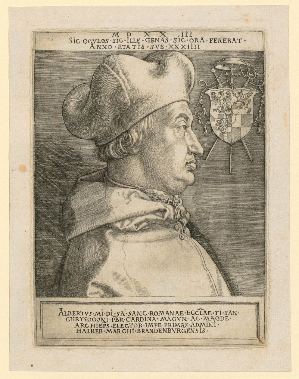 Løvevåpen med hane av Albrecht Dürer
