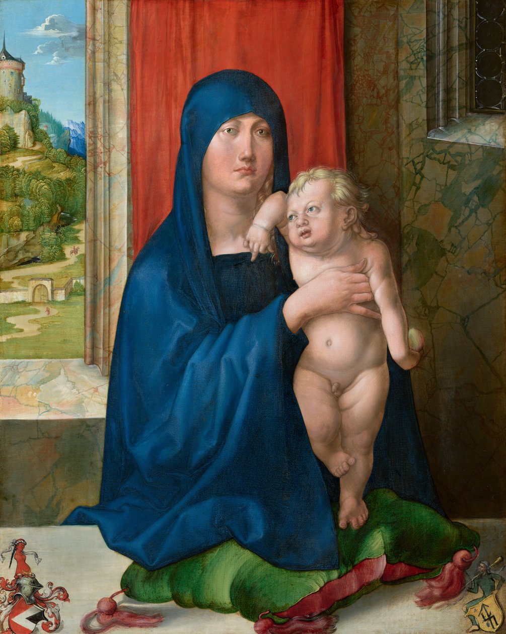Madonna og barn [forside] av Albrecht Dürer