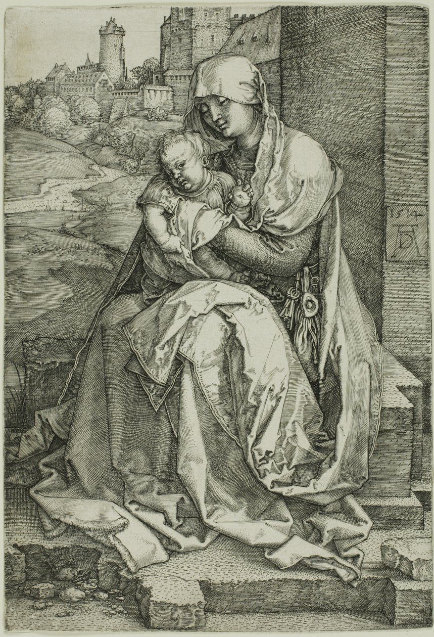Madonna ved veggen av Albrecht Dürer