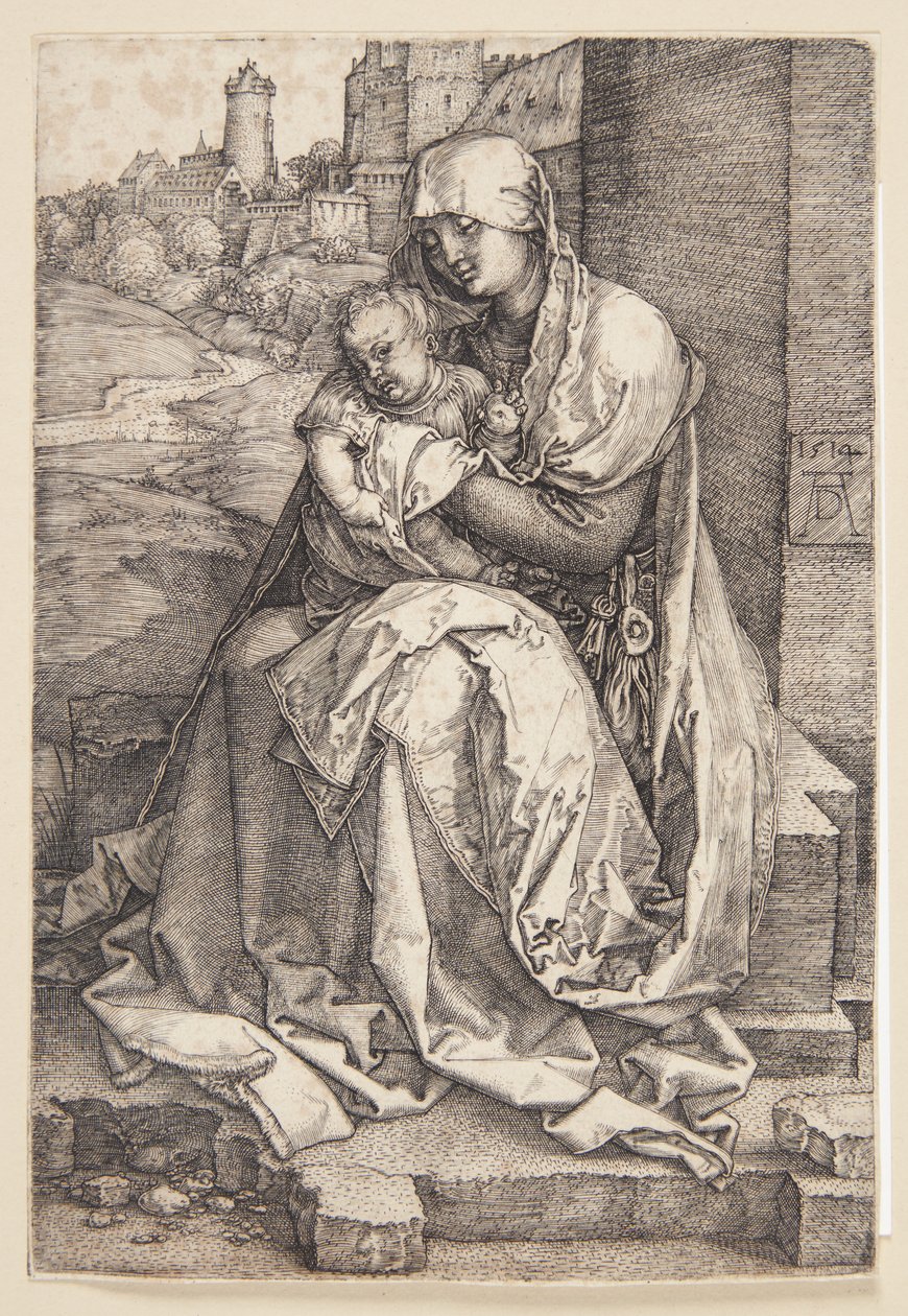 Madonna ved veggen av Albrecht Dürer
