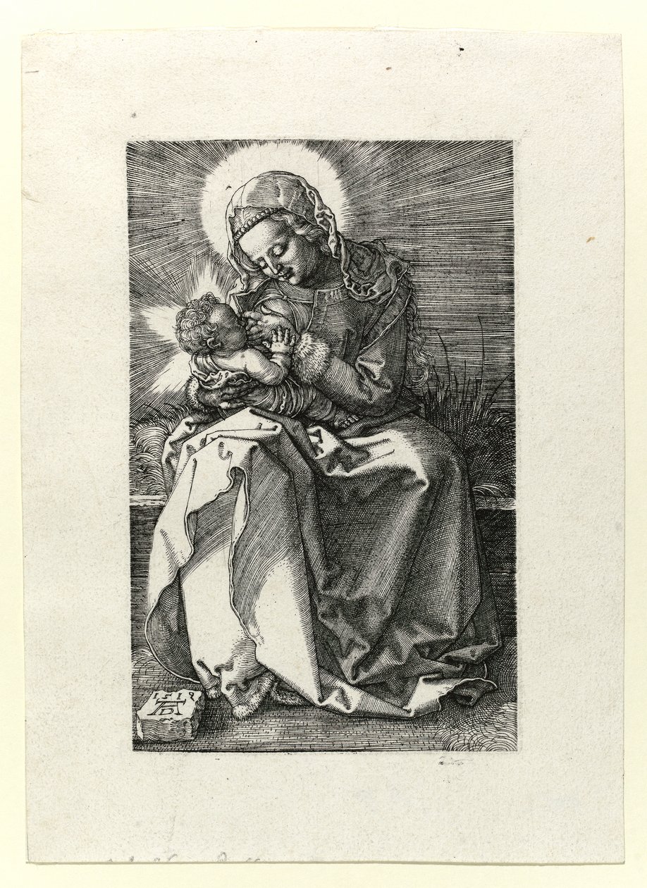 Madonna som ammer barnet, 1519 av Albrecht Dürer