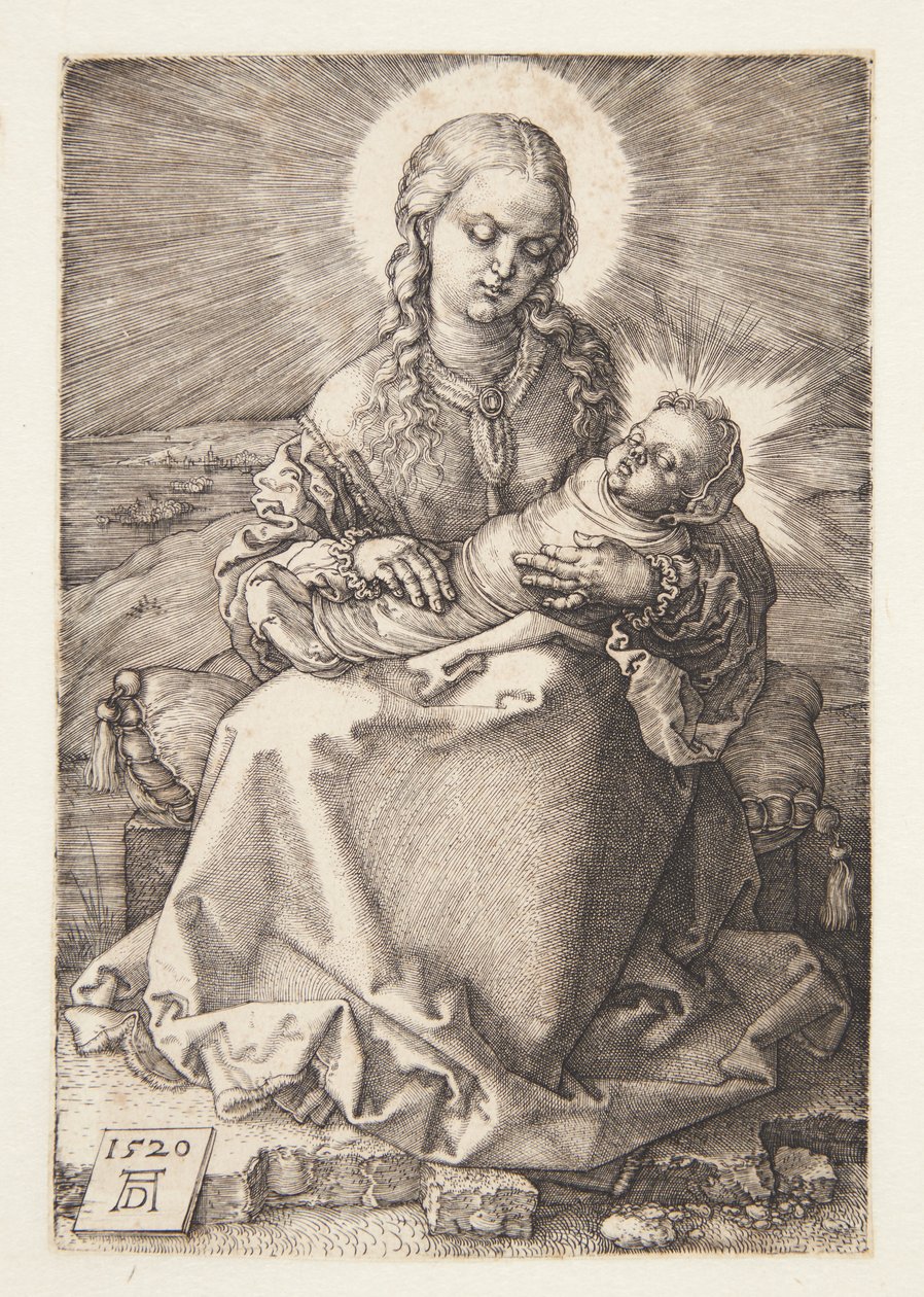 Madonna med det svøpte spedbarnet av Albrecht Dürer