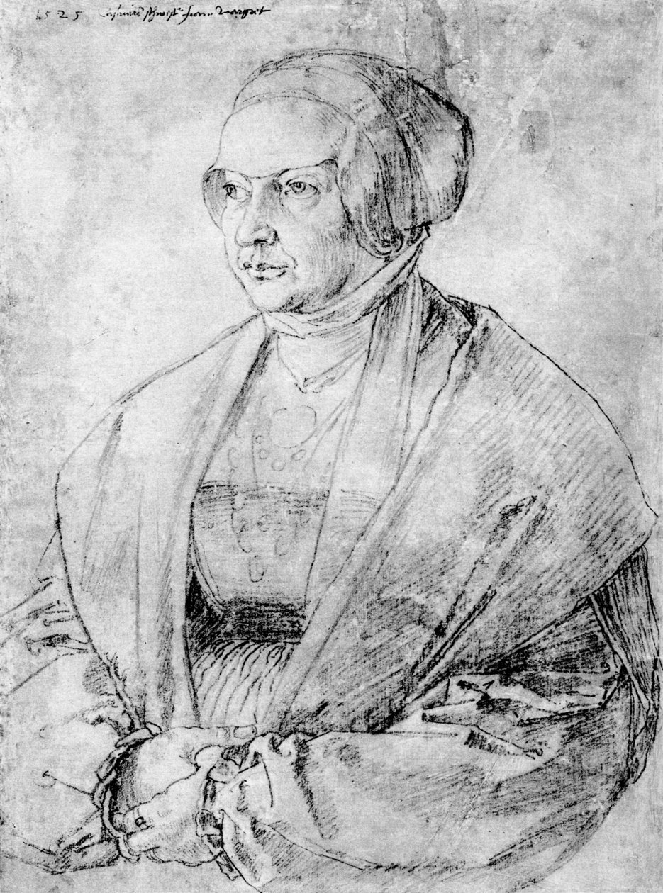 Margaret av Brandenburg-Ansbach, 1525, 1936 av Albrecht Dürer