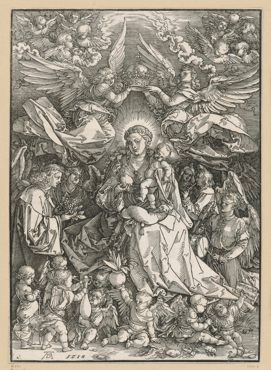 Maria som englenes dronning av Albrecht Dürer