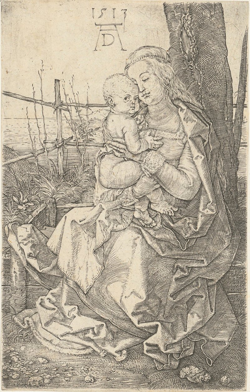 Maria med barnet ved treet av Albrecht Dürer