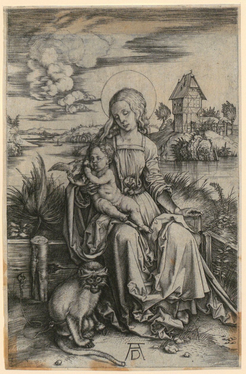 Maria med silkeapen av Albrecht Dürer