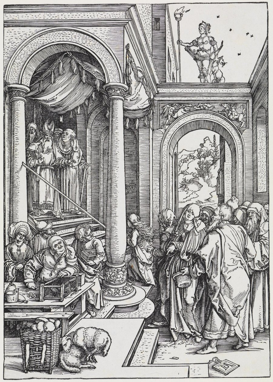 Marias tempelbesøk av Albrecht Dürer