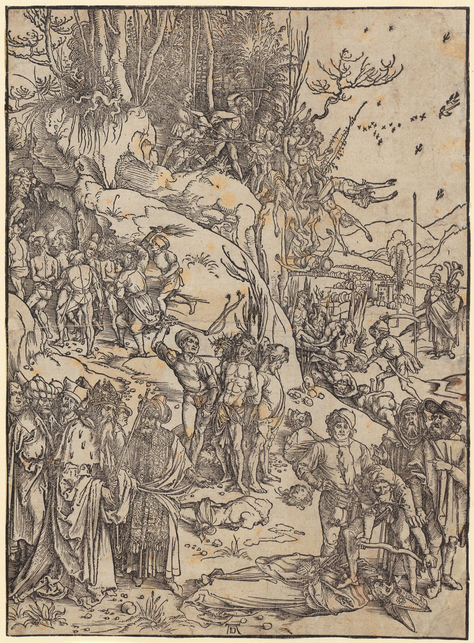 De ti tusens martyrium av Albrecht Dürer