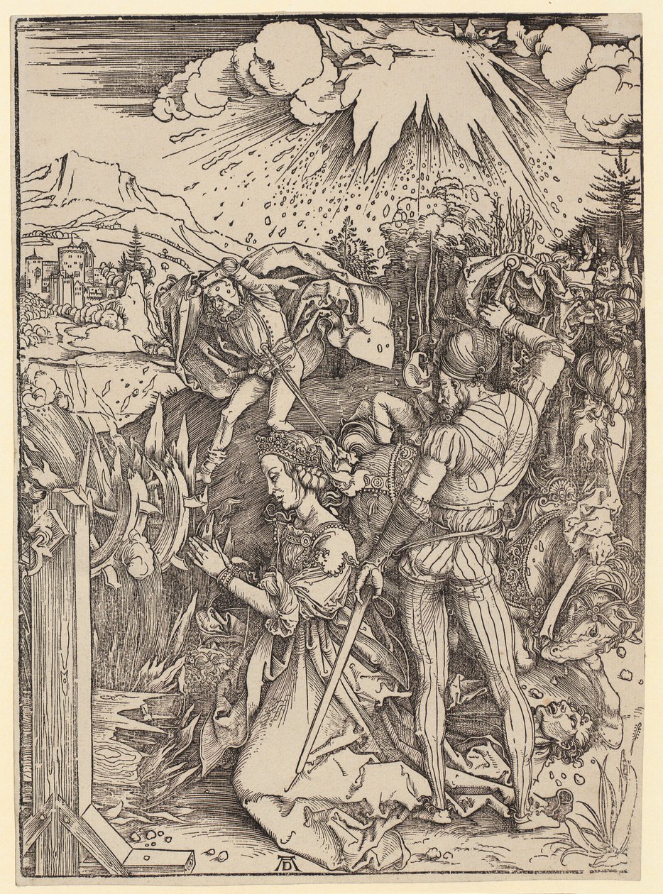 Den hellige Katarinas martyrium av Albrecht Dürer