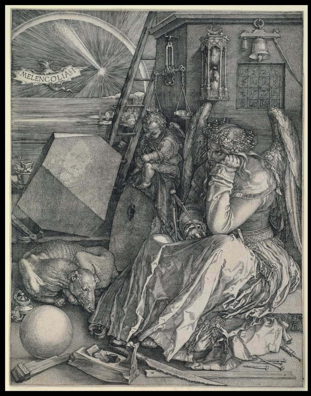 Melencolia I (Melankolien) av Albrecht Dürer