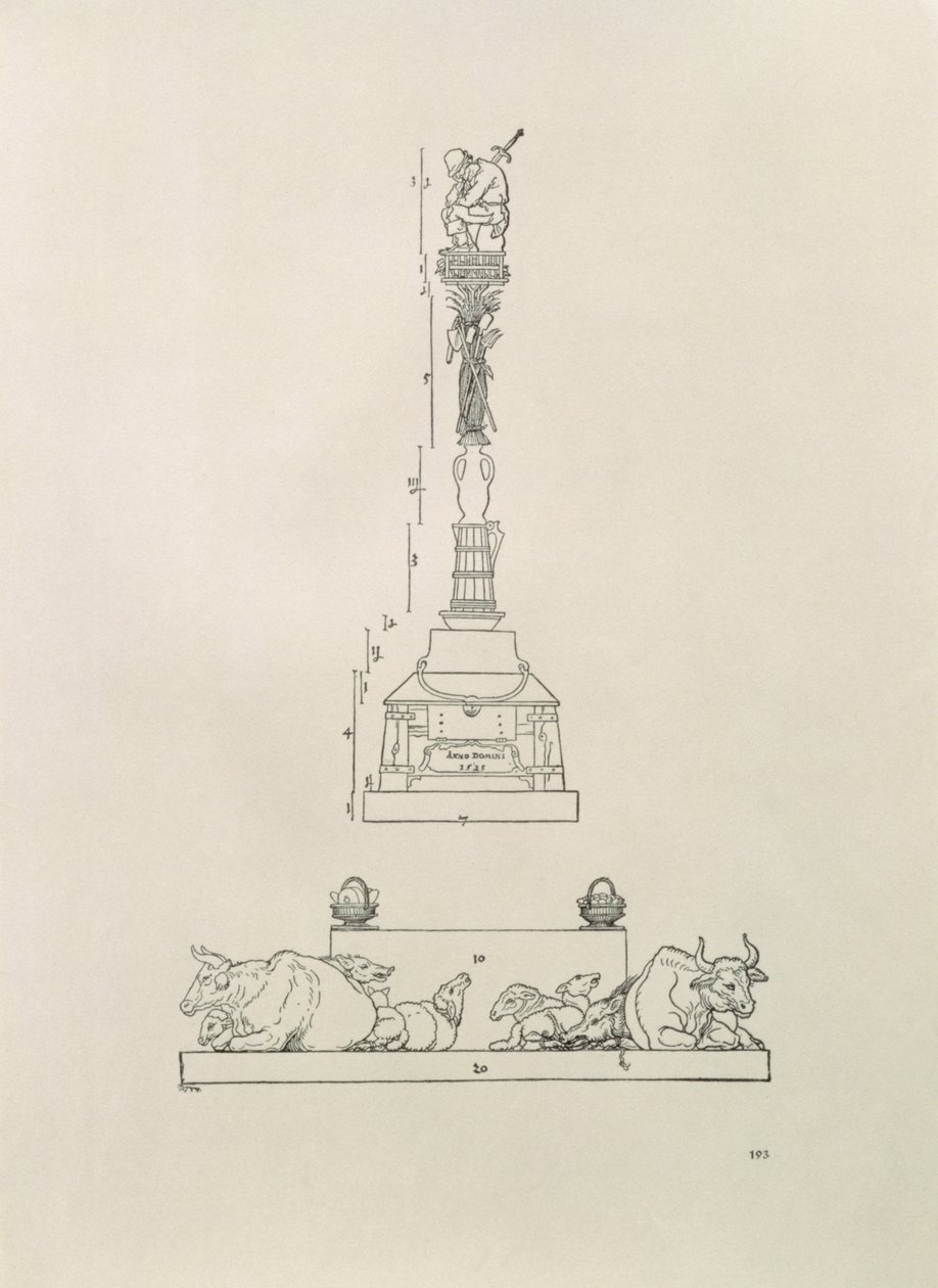 Monument til minne om seieren over bøndene, fra 