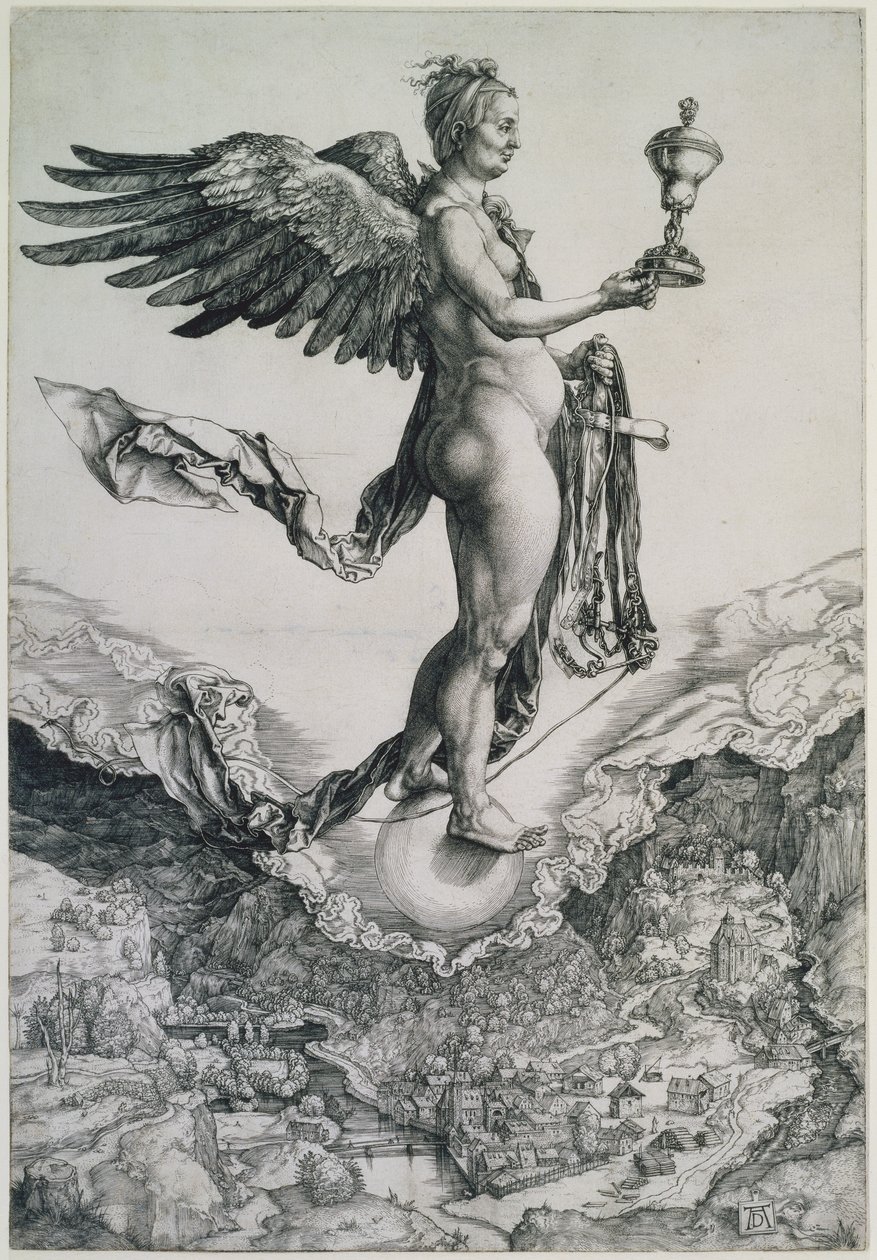 Nemesis (Den store lykken) av Albrecht Dürer