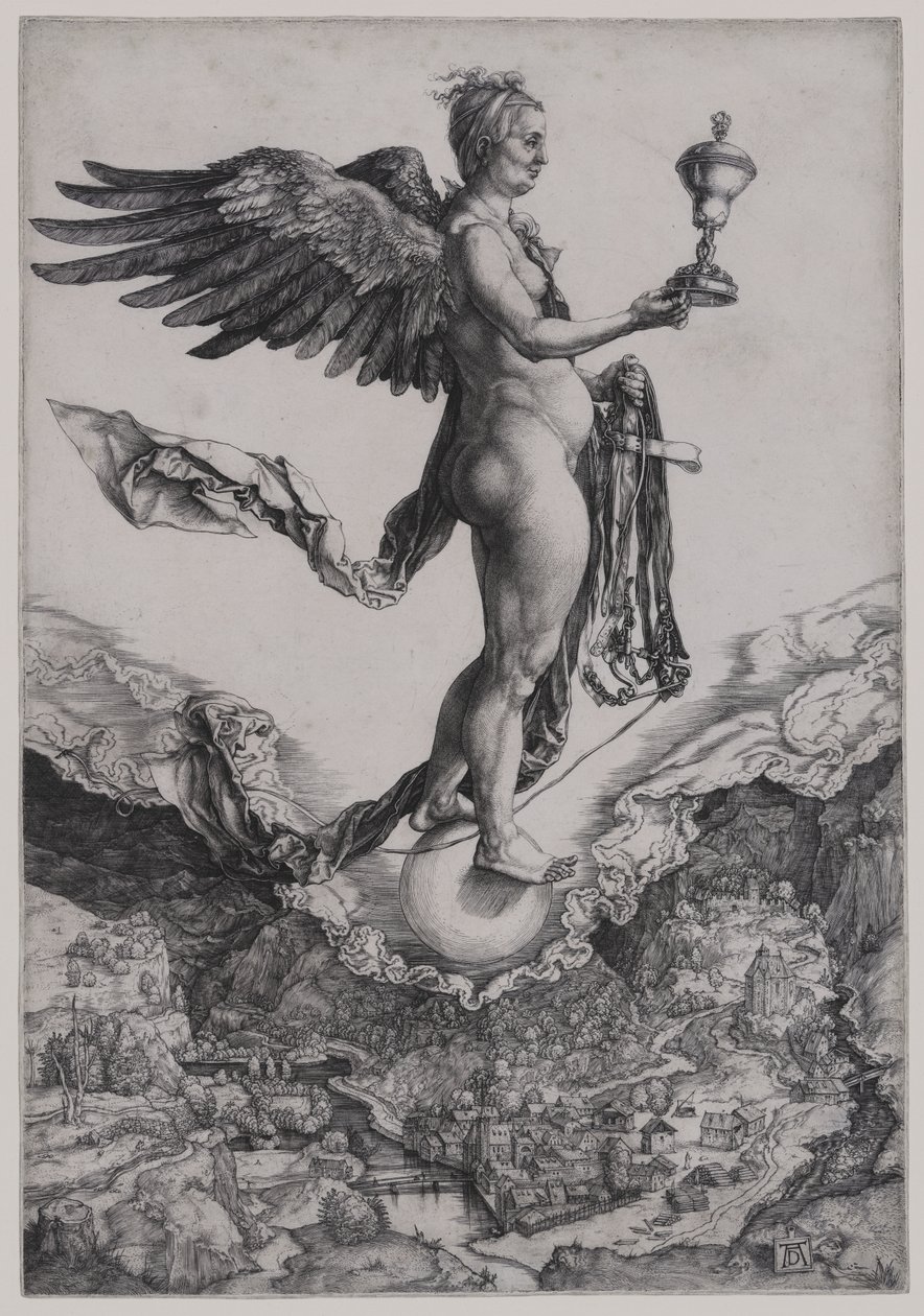 Nemesis (Den store lykken) av Albrecht Dürer