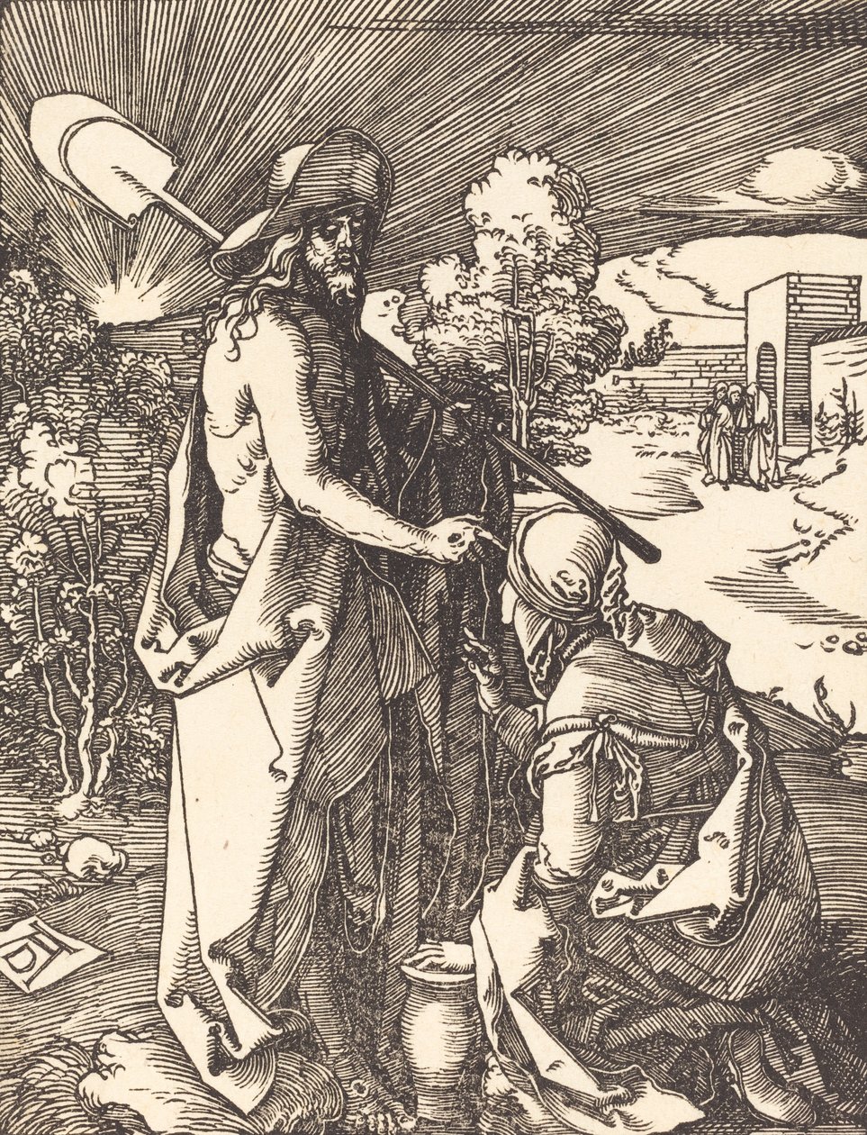 Noli Me Tangere, sannsynligvis ca. 15091510. av Albrecht Dürer