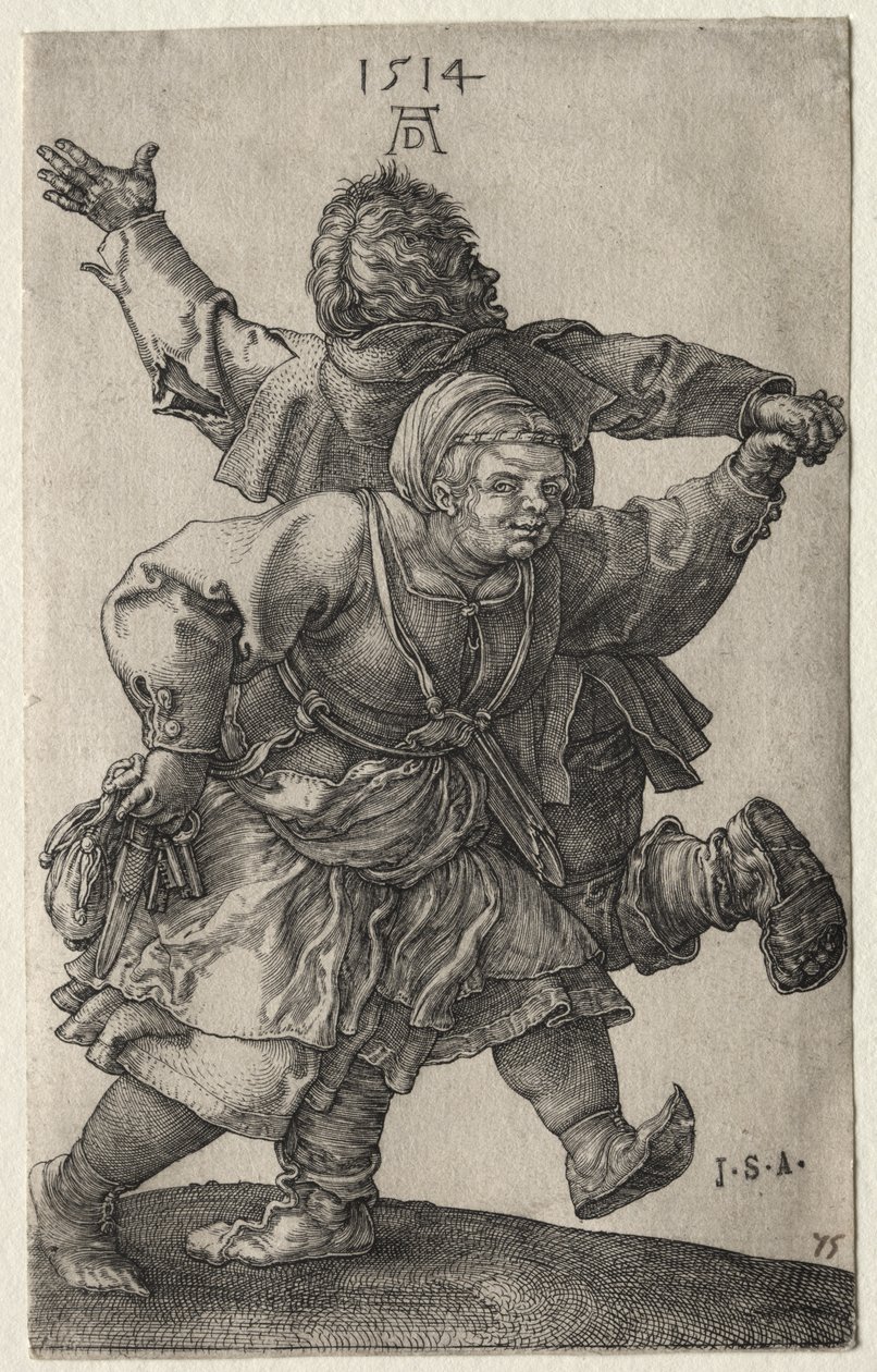 Et bondepar som danser av Albrecht Dürer