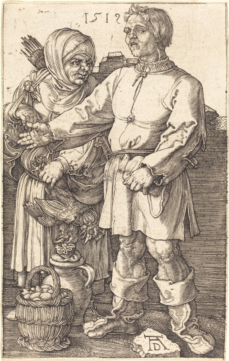 Bondepar på Marked av Albrecht Dürer