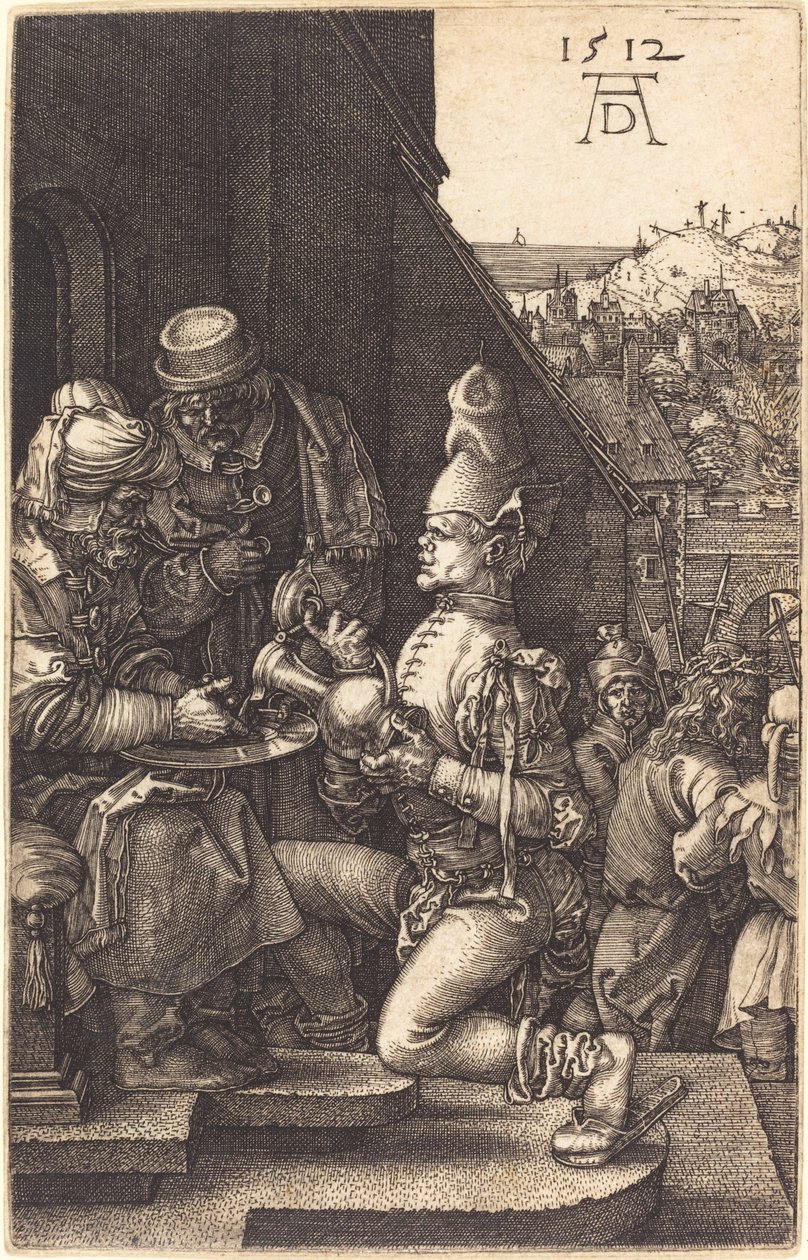 Pilatus vasker hendene av Albrecht Dürer