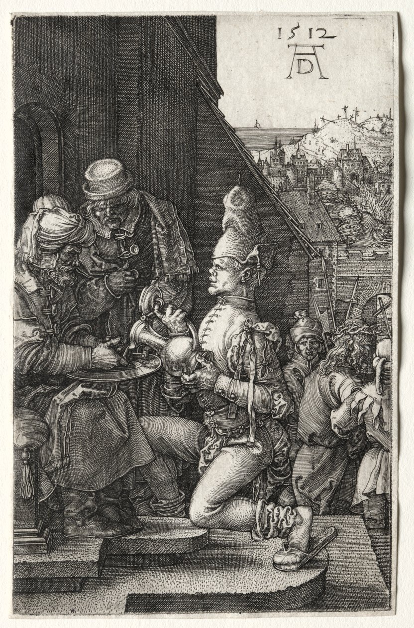 Pilatus vasker hendene av Albrecht Dürer