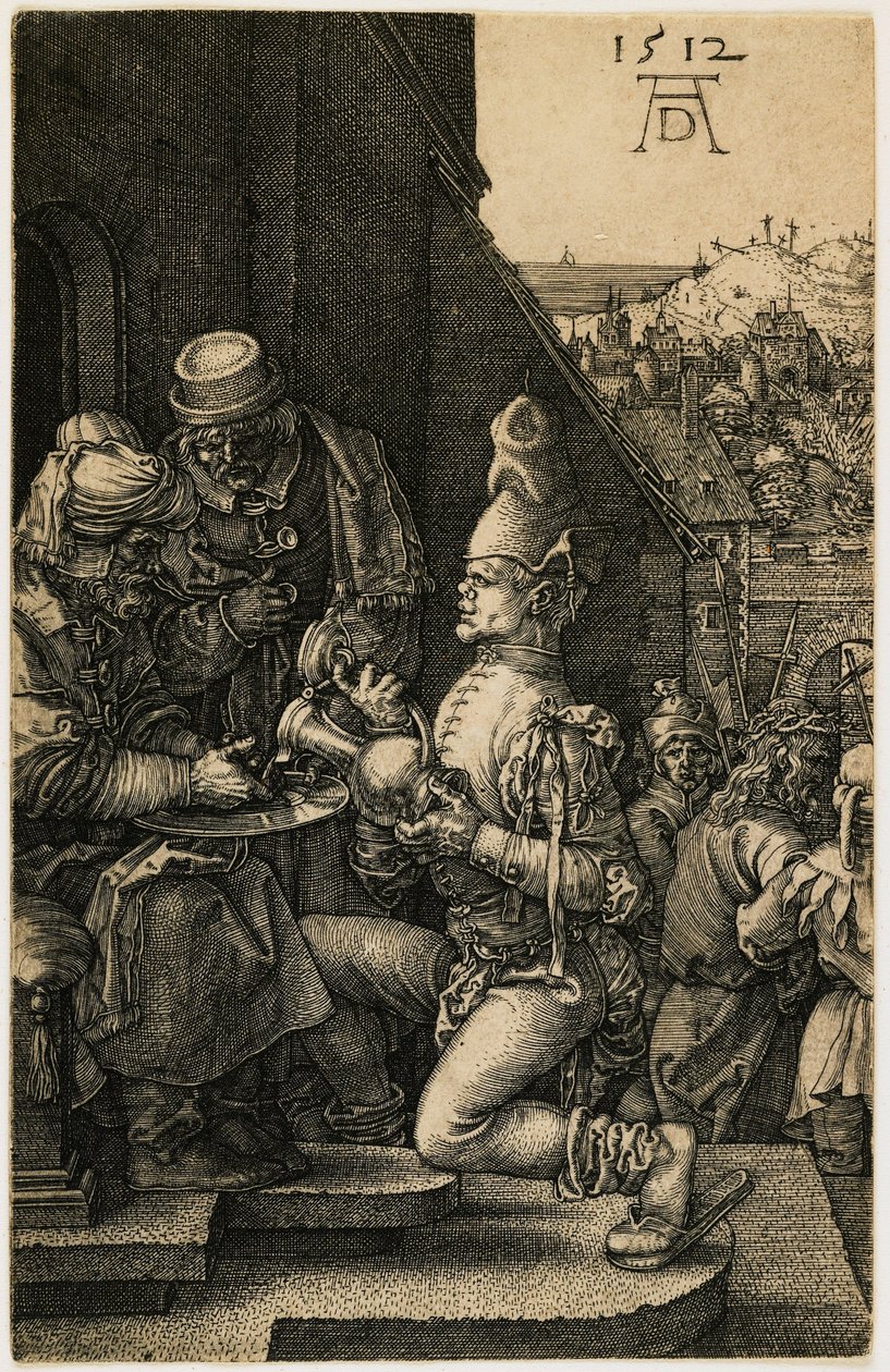 Pilatus vasker hendene sine av Albrecht Dürer