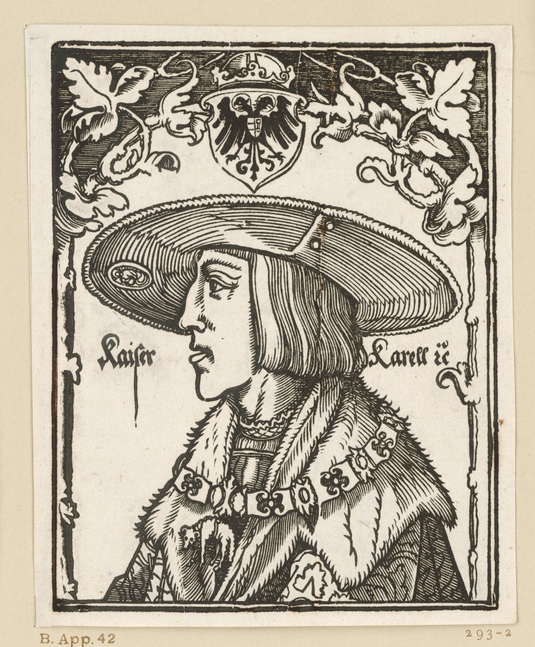 Portrett av Karl V av Albrecht Dürer