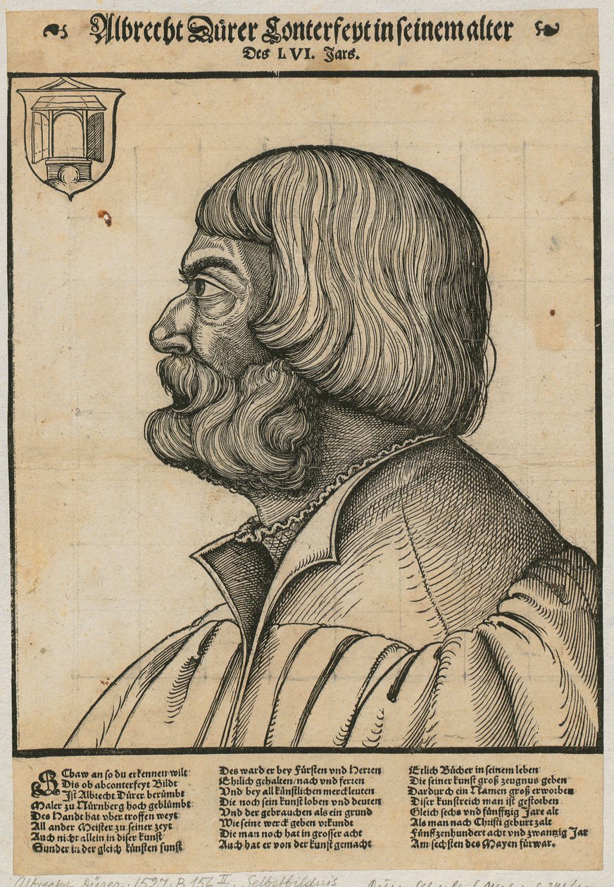Portrett av Albrecht Dürer av Albrecht Dürer