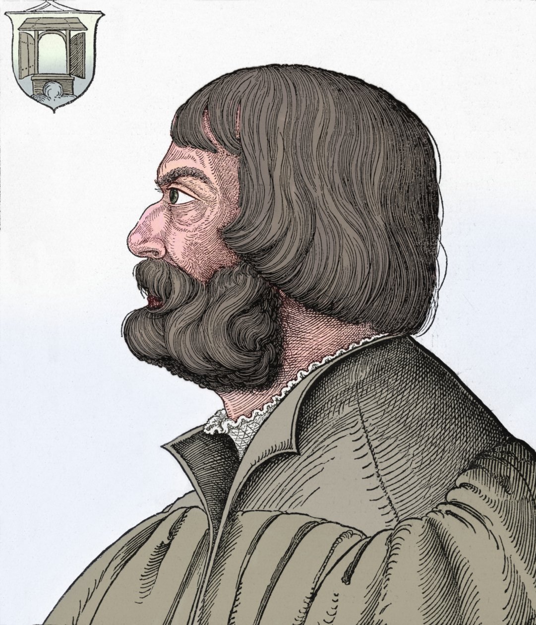 Portrett av Albrecht Durer, 1527, 1906 av Albrecht Dürer