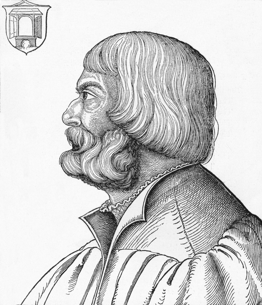 Portrett av Albrecht Durer, 1527, 1906 av Albrecht Dürer