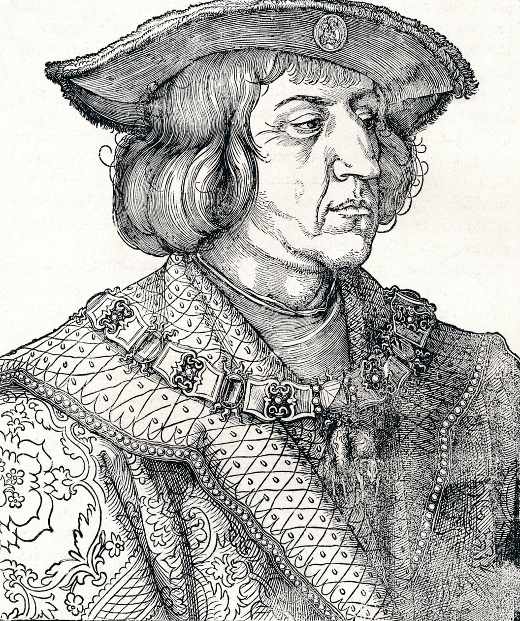 Portrett av keiser Maximilian I, 1511, 1906 av Albrecht Dürer