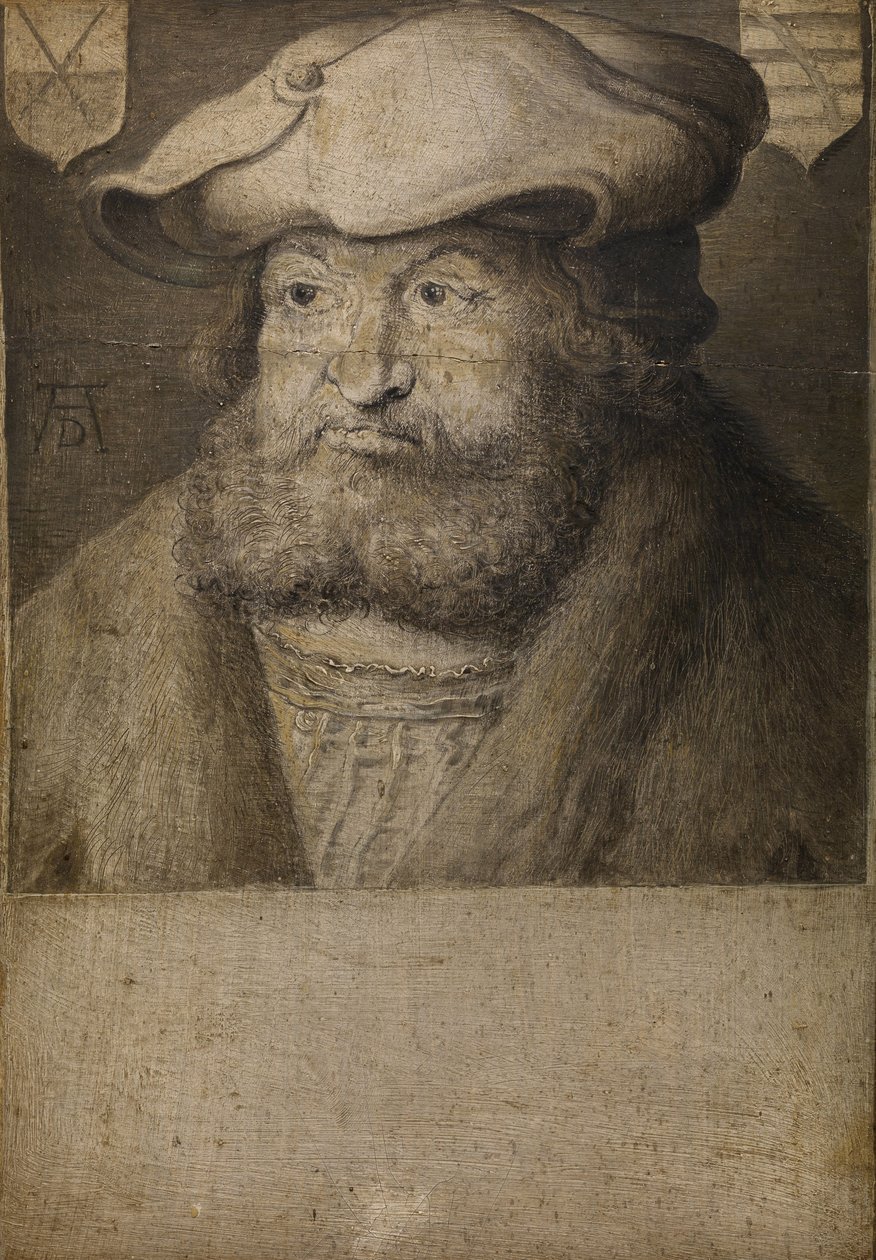 Portrett av Frederick III, kurfyrst av Sachsen 1463-1525, ca. 1525 av Albrecht Dürer
