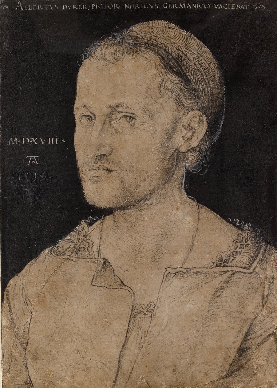 Portrett av Hans Burgkmair, 1518 av Albrecht Dürer