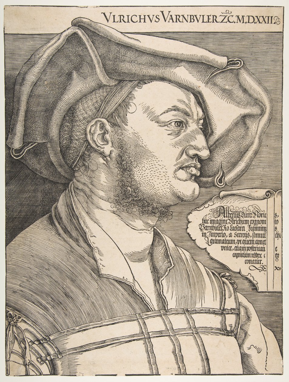 Portrett av Ulrich Varnbüler av Albrecht Dürer