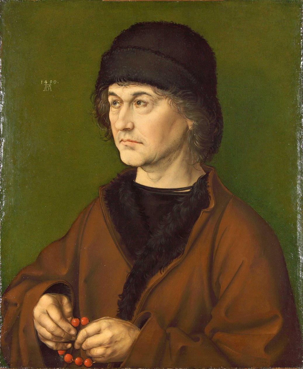 Portrett av kunstnerens far av Albrecht Dürer