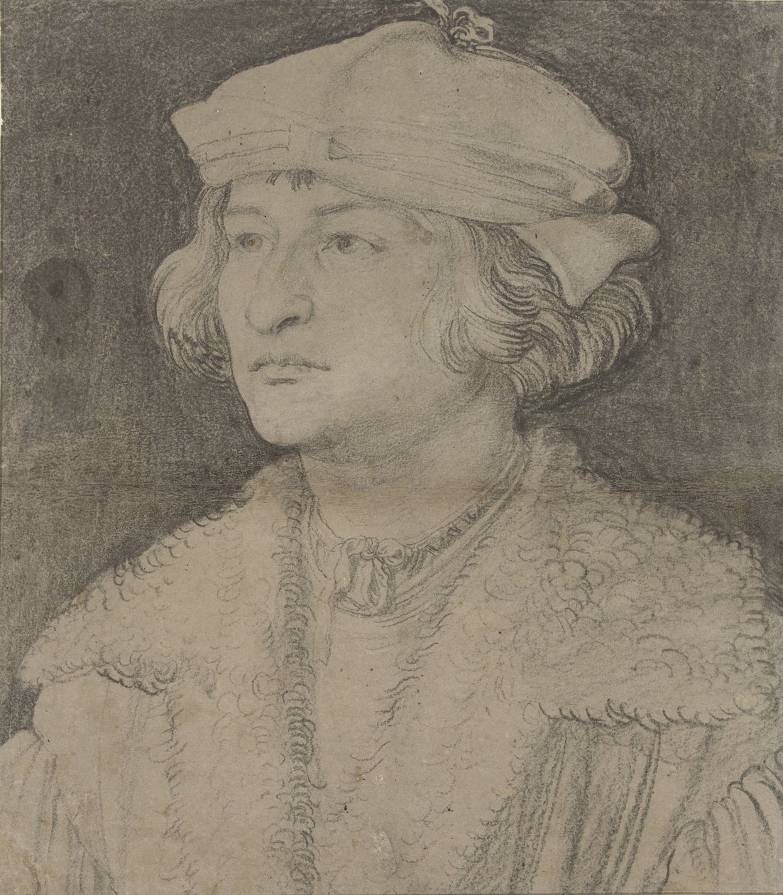 Portrett av en ung mann med hatt, ca. 1506 av Albrecht Dürer