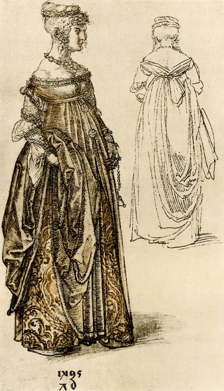 Flott venetiansk dame av Albrecht Dürer