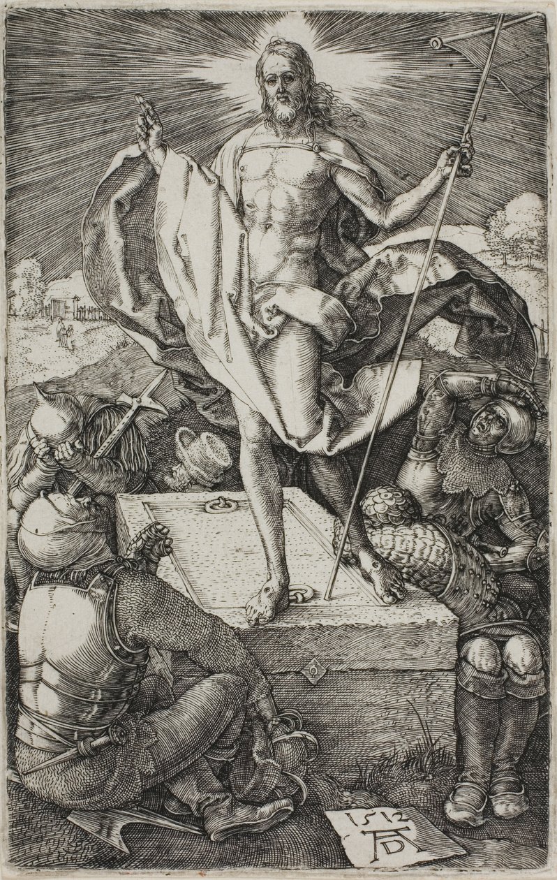 Resurrection, fra The Engraved Passion av Albrecht Dürer