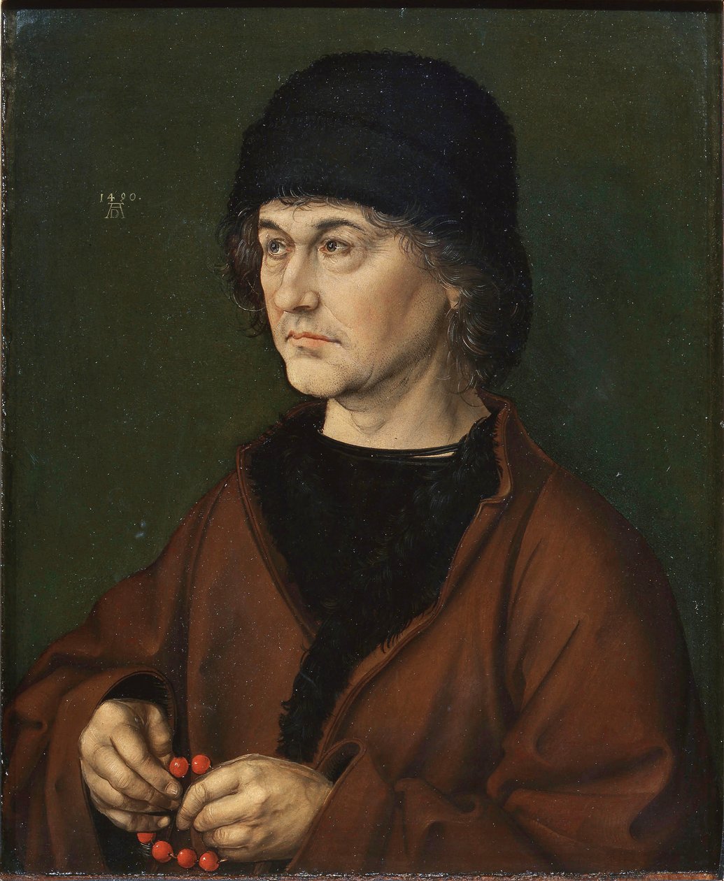 Portrett av faren av Albrecht Dürer
