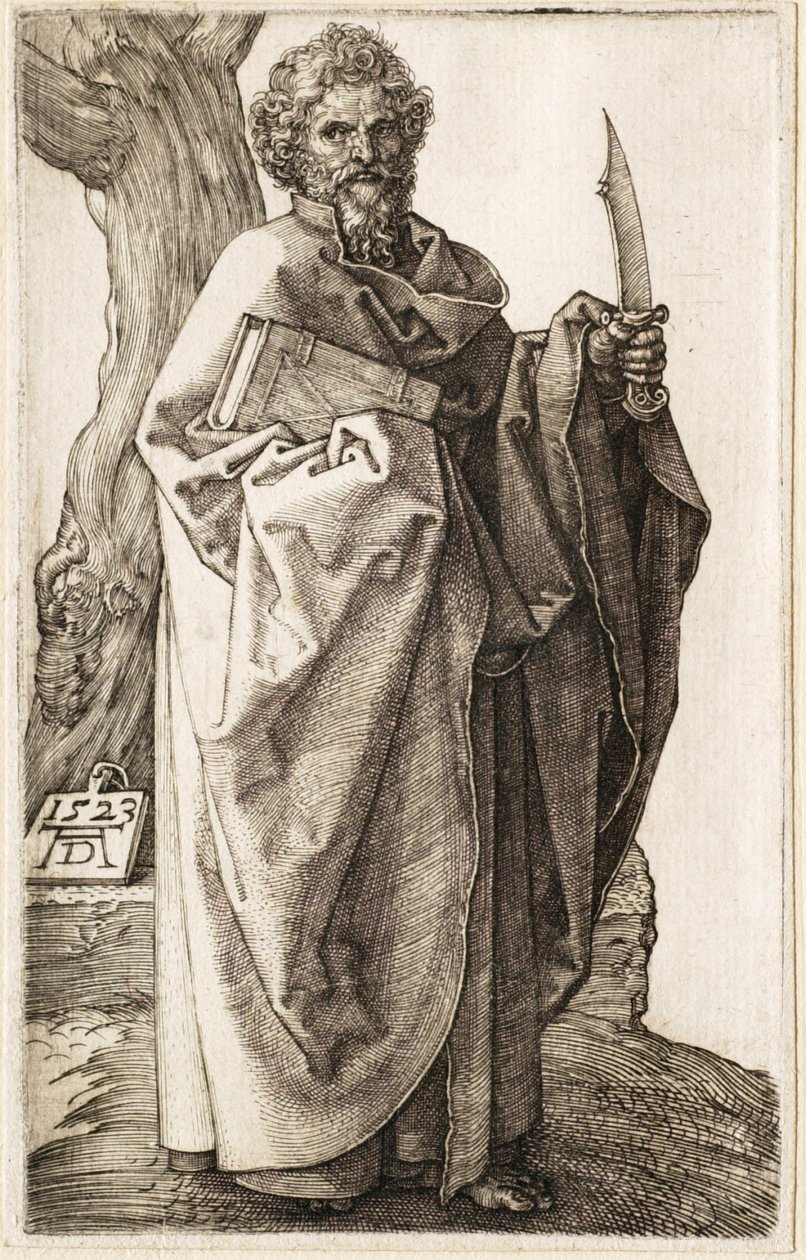 Sankt Bartolomeus av Albrecht Dürer