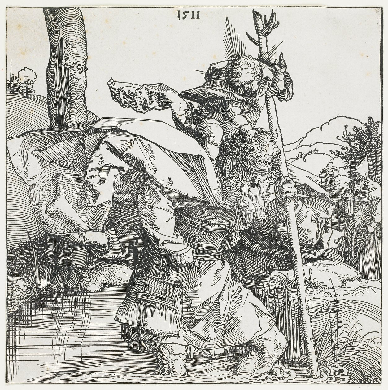 Den hellige Christopher av Albrecht Dürer