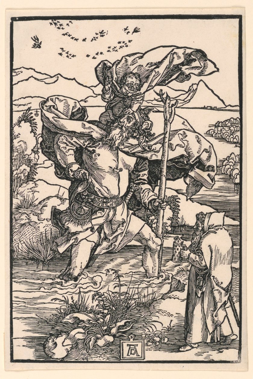 Den hellige Christopher av Albrecht Dürer