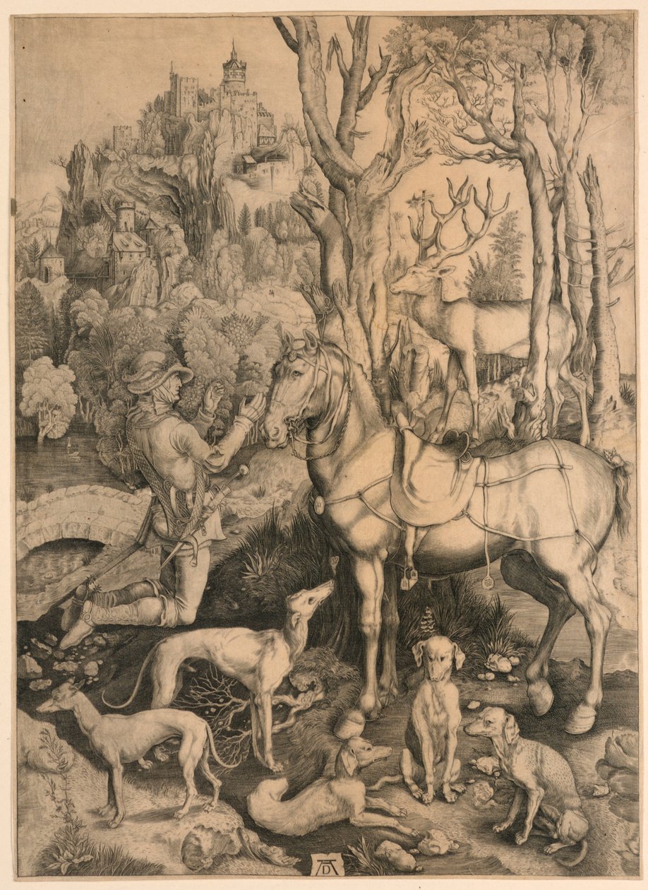Saint Eustace av Albrecht Dürer